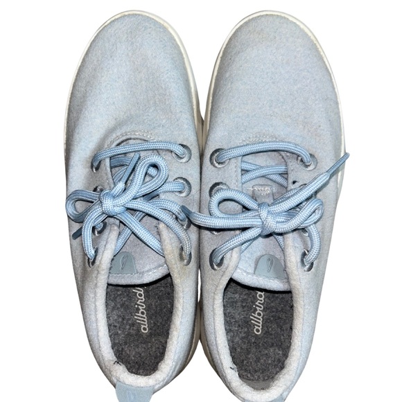 Allbirds | Light Blue Wool Runners | Size 8 - Picture 5 of 9